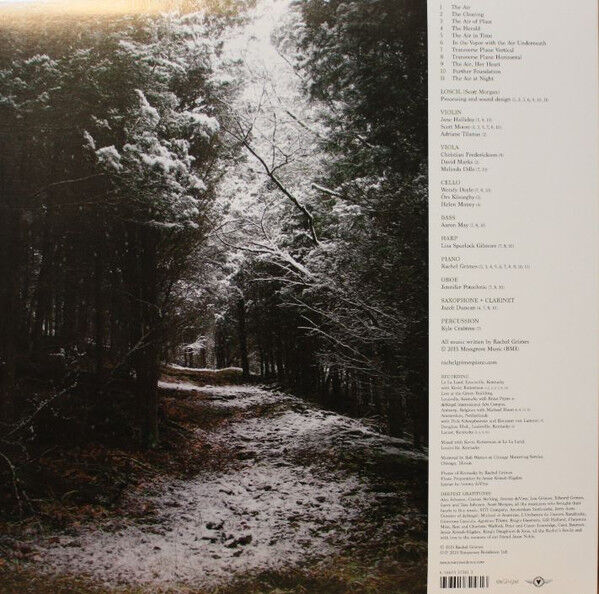RACHEL GRIMES - THE CLEARING (2015) - LP POST MODERN CLASSICAL SIFIR PLAK