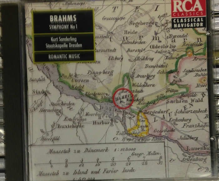 BRAHMS SYMPHONY NO.1 SANDERLING 2.EL