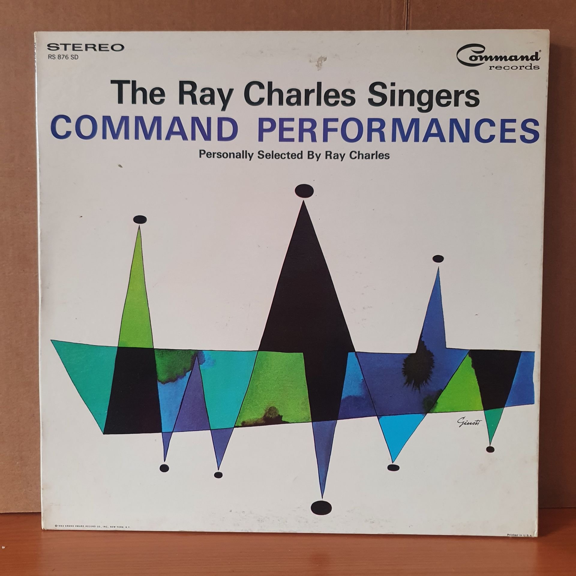 THE RAY CHARLES SINGERS - COMMAND PERFORMANCES (1964) - LP 2.EL PLAK
