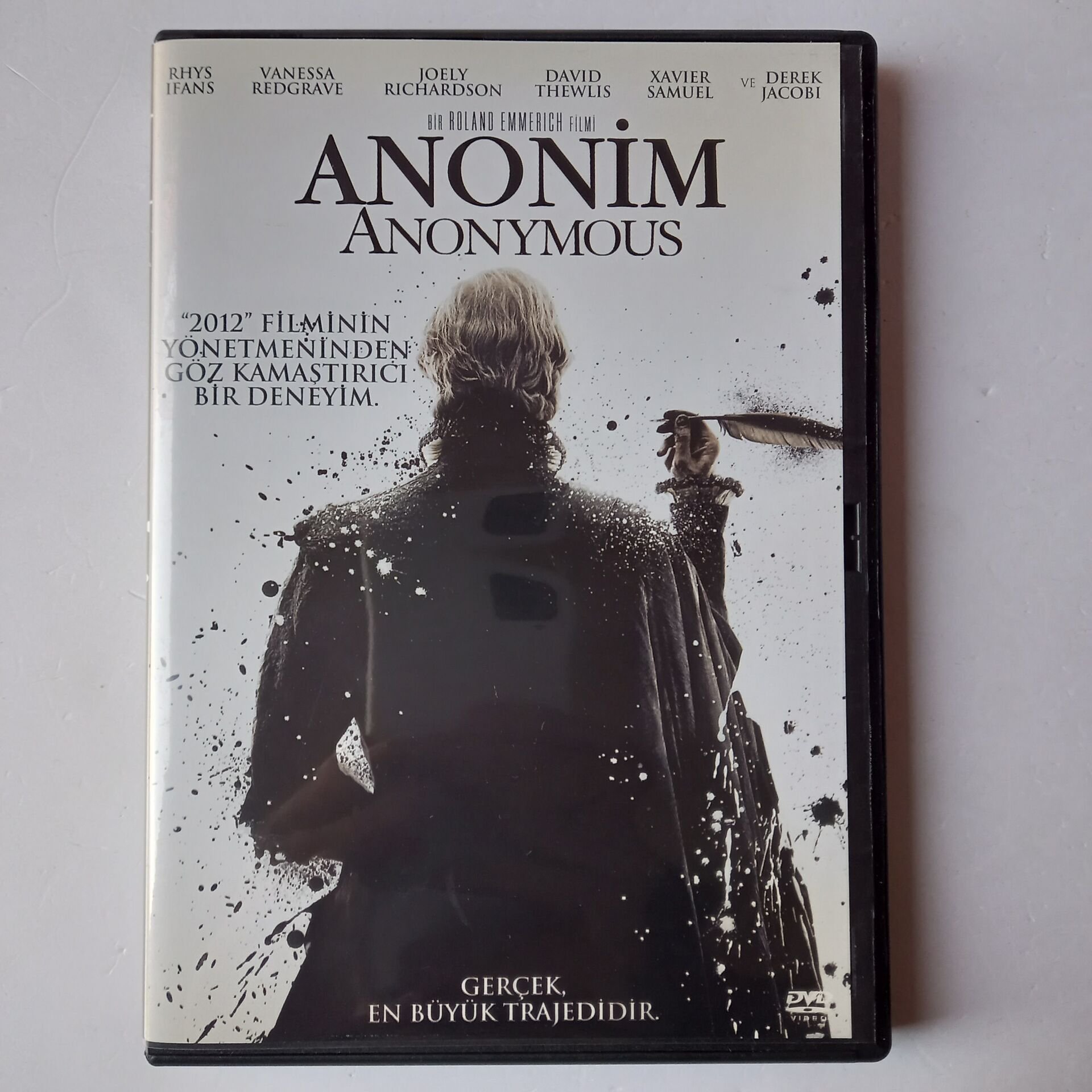ANONİM - ANONYMOUS - RHYS IFANS - VANESSA REDGRAVE - DVD 2.EL
