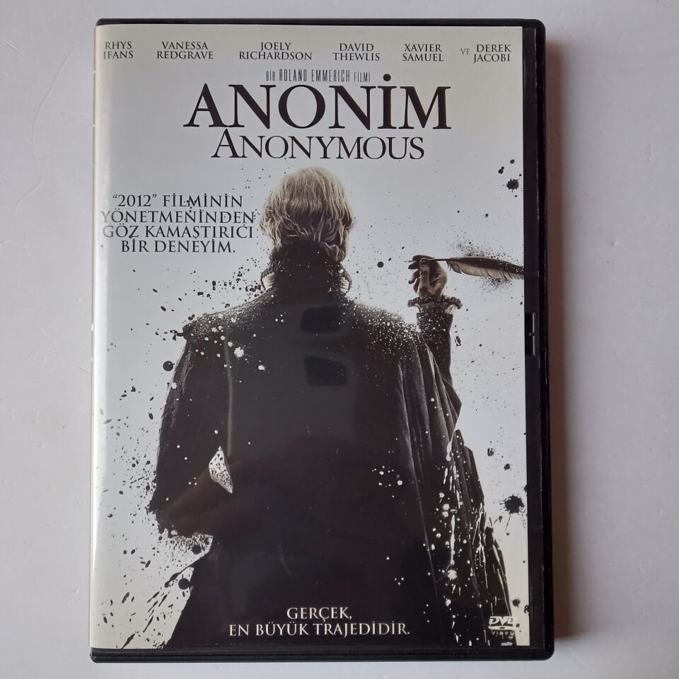 ANONİM - ANONYMOUS - RHYS IFANS - VANESSA REDGRAVE - DVD 2.EL