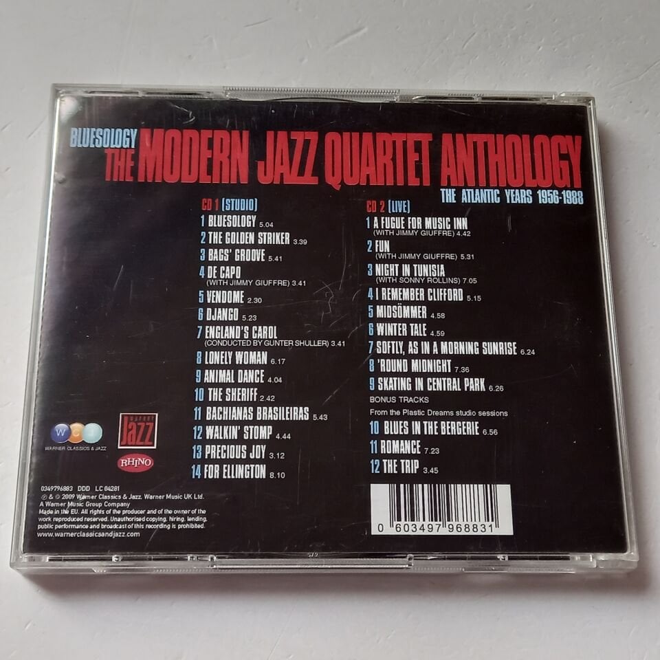 BLUESOLOGY: THE MODERN JAZZ QUARTET ANTHOLOGY - THE ATLANTIC YEARS 1956-1988 (2009) - CD 2.EL