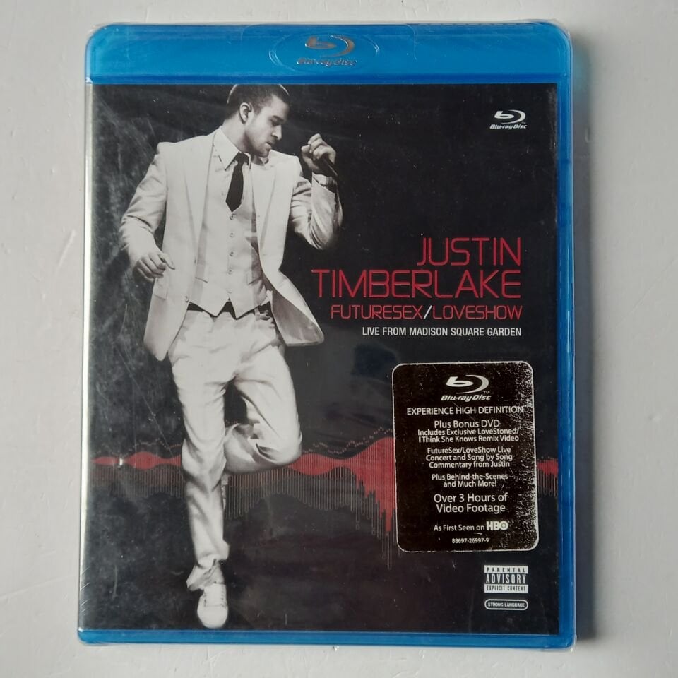 JUSTIN TIMBERLAKE - FUTURUSEX/LOVESHOW LIVE FROM MADISON SQUARE GARDEN - 2 DİSK BLU-RAY AMBALAJINDA SIFIR