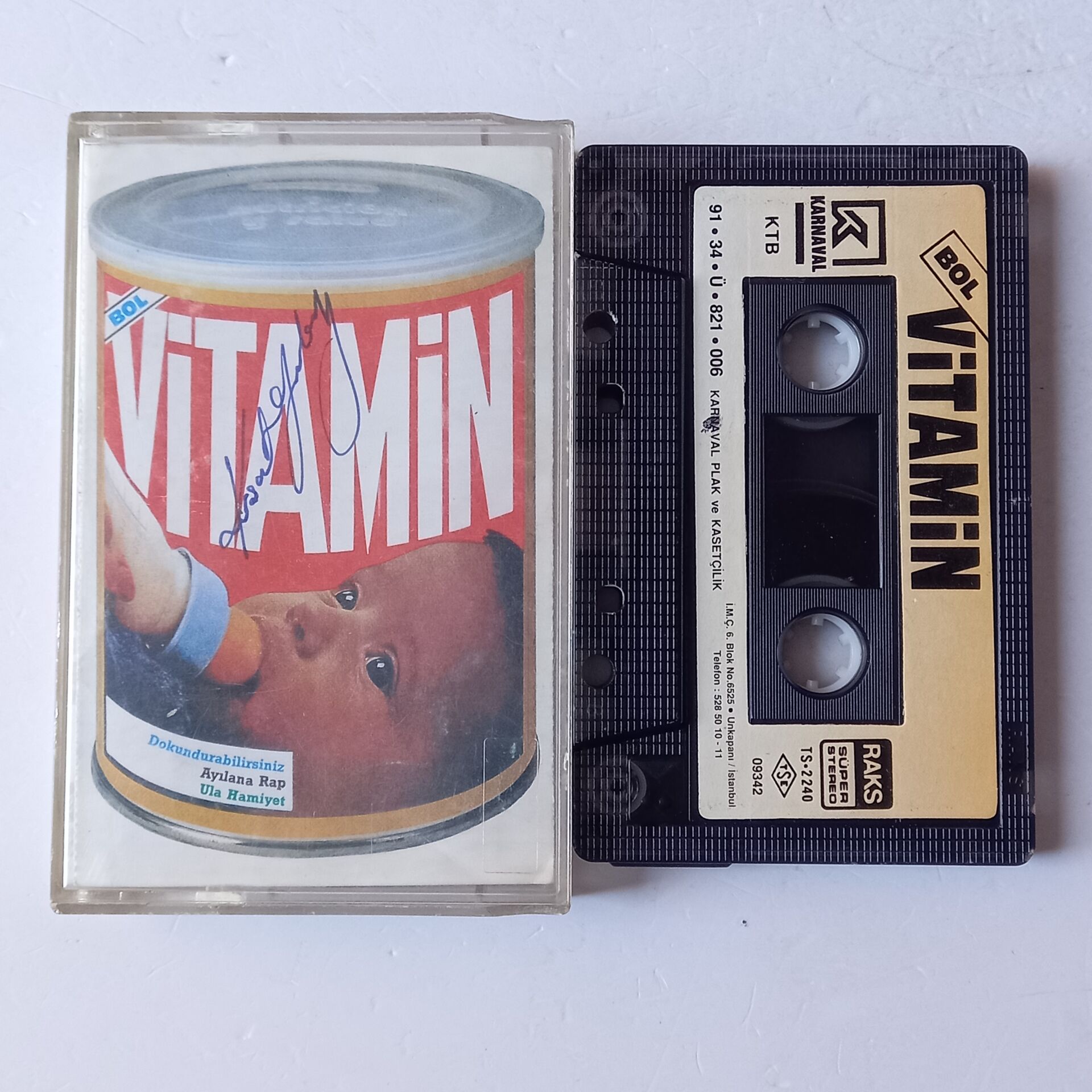 GRUP VİTAMIN – BOL VİTAMİN (1991) - KASET 2.EL