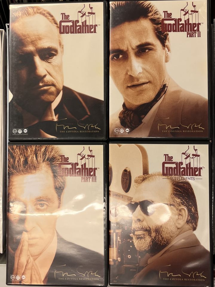 THE GODFATHER 1-2-3 THE COPPOLA RESTORATION - 5xDVD SET 2.EL