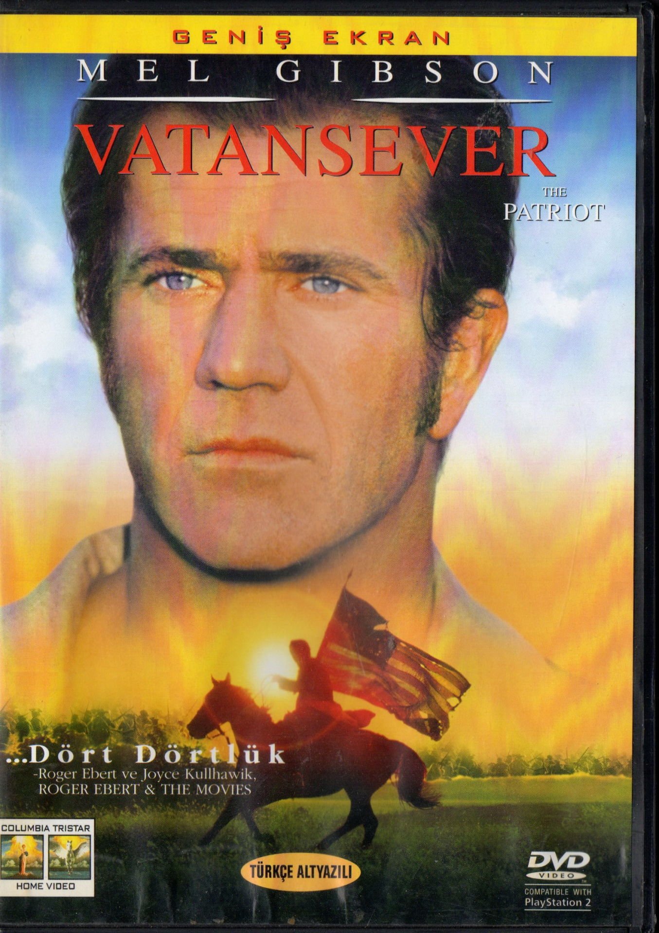 VATANSEVER - THE PATRIOT - MEL GIBSON - HEATH LEDGER - DVD 2.EL