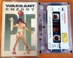 WARRANT - CHERRY PIE (1990) UZELLI CASSETTE MADE IN TURKEY ''USED'' PAPER LABEL