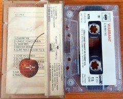 WARRANT - CHERRY PIE (1990) UZELLI CASSETTE MADE IN TURKEY ''USED'' PAPER LABEL