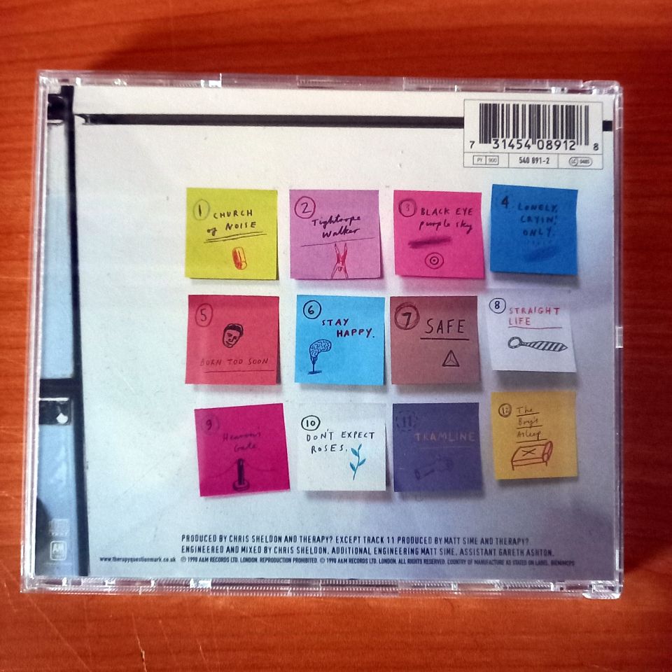 THERAPY? – SEMI-DETACHED (1998) - CD 2.EL