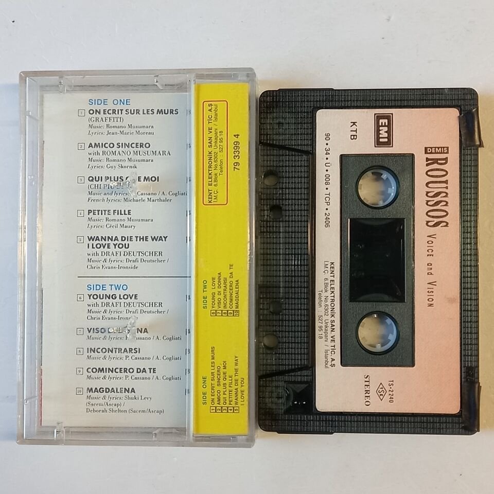 DEMIS ROUSSOS - VOICE AND VISION (1990) - KASET 2.EL