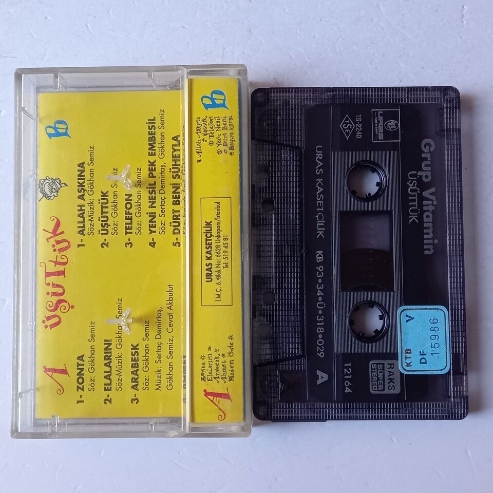 GRUP VİTAMIN – ÜŞÜTTÜK (1993) - KASET 2.EL