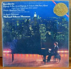 GERSHWIN RHAPSODY IN BLUE - M. T. THOMAS LP 2.EL