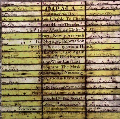 SONGS: OHIA – IMPALA (1998) - LP 2025 REISSUE VINYL SIFIR PLAK