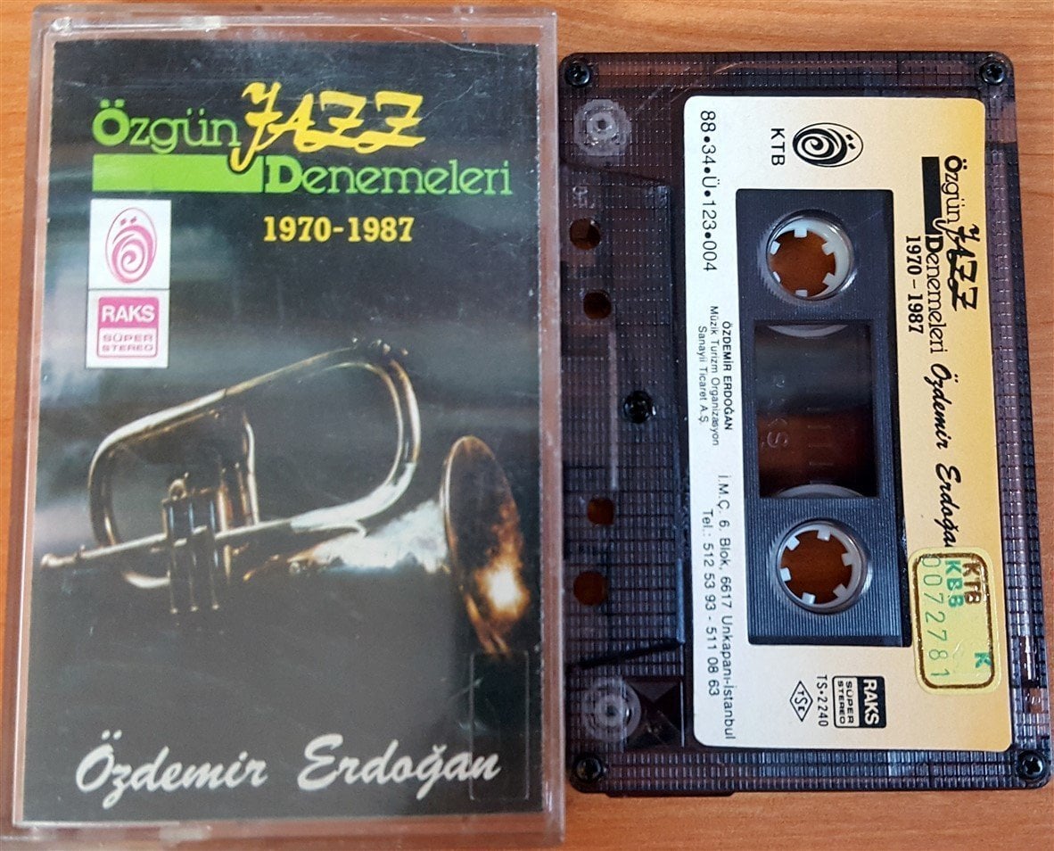ÖZDEMİR ERDOĞAN - ÖZGÜN JAZZ DENEMELERİ 1970-1987 KASET 2.EL