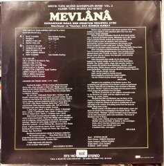 MEVLANA - HAMAMİZADE İSMAİL DEDE EFENDİ'NİN FERAHFEZA AYİNİ - AKA GÜNDÜZ KUTBAY - SIFIR PLAK