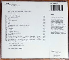RAMEAU: OVERTURES / CHRISTOPHE ROUSSET, LES TALENS LYRIQUES (1997) DECCA / L'OISEAU-LYRE CD 2.EL