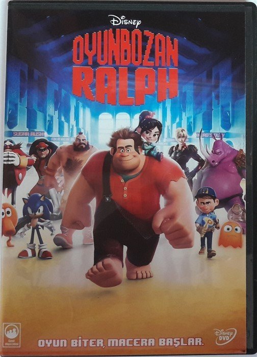 OYUNBOZAN RALPH - WRECK-IT RALPH - DISNEY ANİMASYON - DVD 2.EL