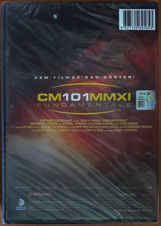 CEM YILMAZ - CM101MMXI FUNDAMENTALS - DVD AMBALAJINDA SIFIR