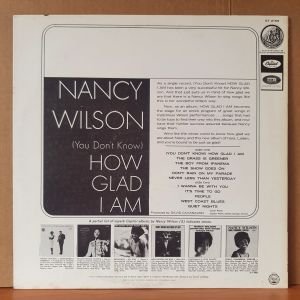 NANCY WILSON - HOW GLAD I AM (1964) - LP 2.EL PLAK
