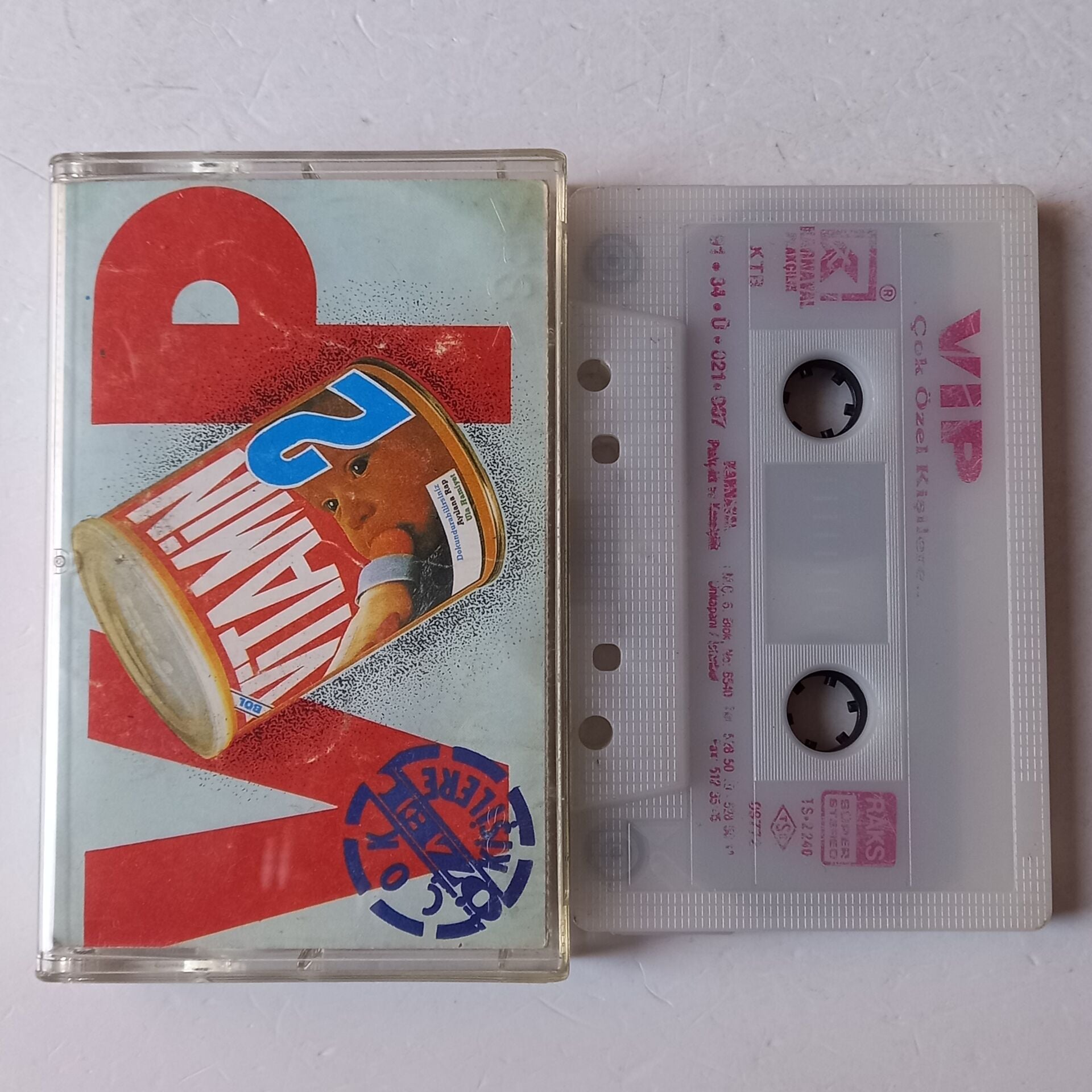 GRUP VİTAMİN - VİTAMİN 2 VİP (1991) - KASET 2.EL