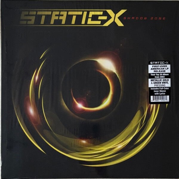 STATIC-X – SHADOW ZONE (2003) - LP 2025 REMASTERED REISSUE LIMITED EDITION METALLIC GREEN & GOLD VINYL SIFIR PLAK