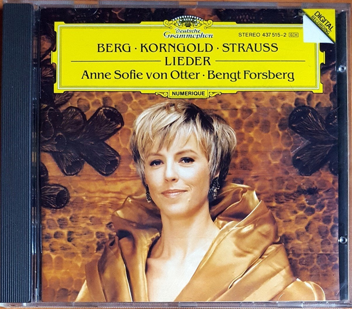 BERG / KORNFOLD / STRAUSS: LIEDER / ANNE SOFIE VON OTTER (1994) DEUTSCHE GRAMMOPHON CD 2.EL