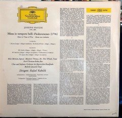 HAYDN: MISSA IN TEMPORE BELLI, RAFAEL KUBELIK - PLAK 2.EL