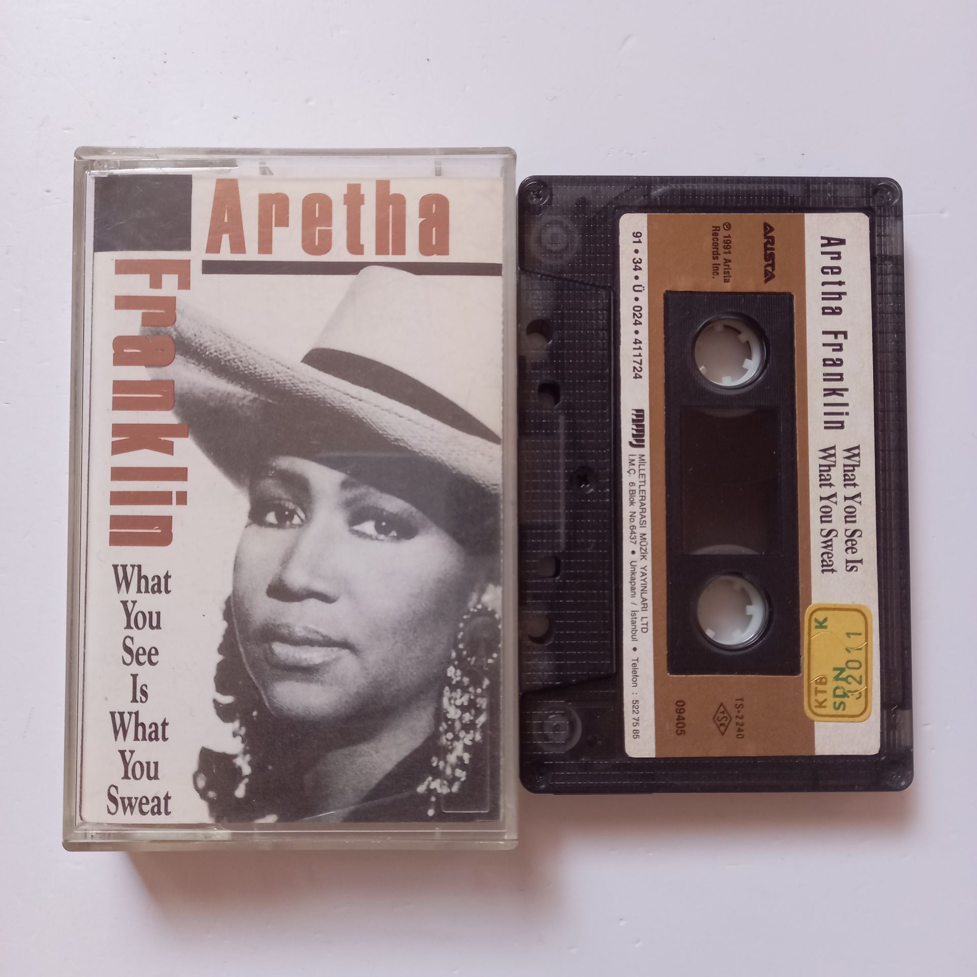 ARETHA FRANKLIN - WHAT YOU SEE IS WHAT YOU SWEAT (1991) - KASET 2.EL