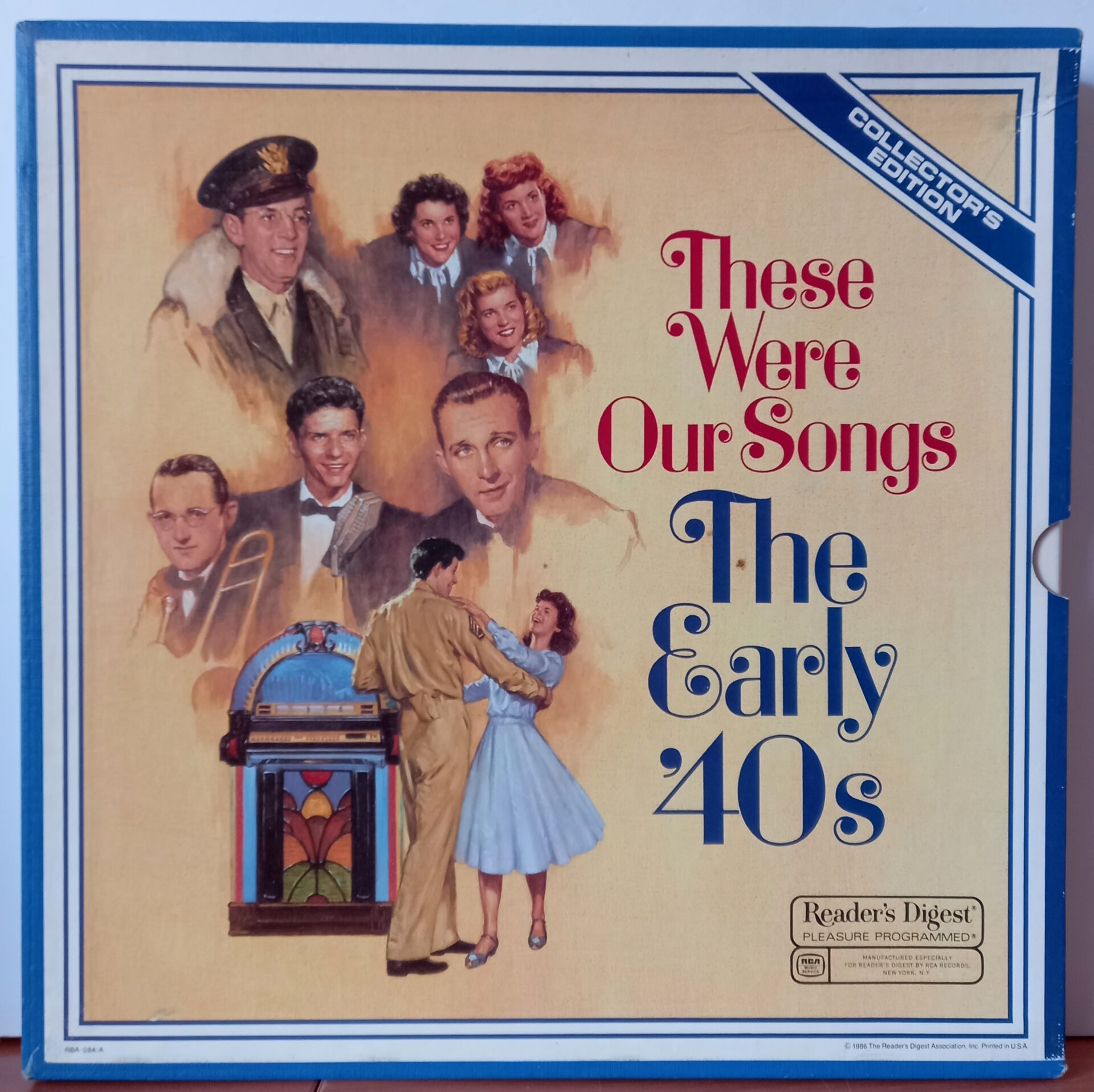 THESE WERE OUR SONGS - THE EARLY '40S / GLENN MILLER, BOB CROSBY, JIMMY DORSEY (1986) - 7LP 2.EL BOX SET PLAK