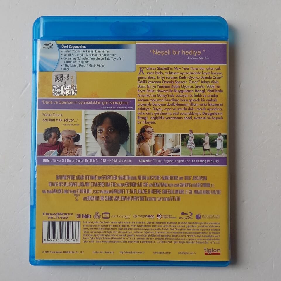 DUYGULARIN RENGİ / THE HELP - BLU-RAY 2.EL