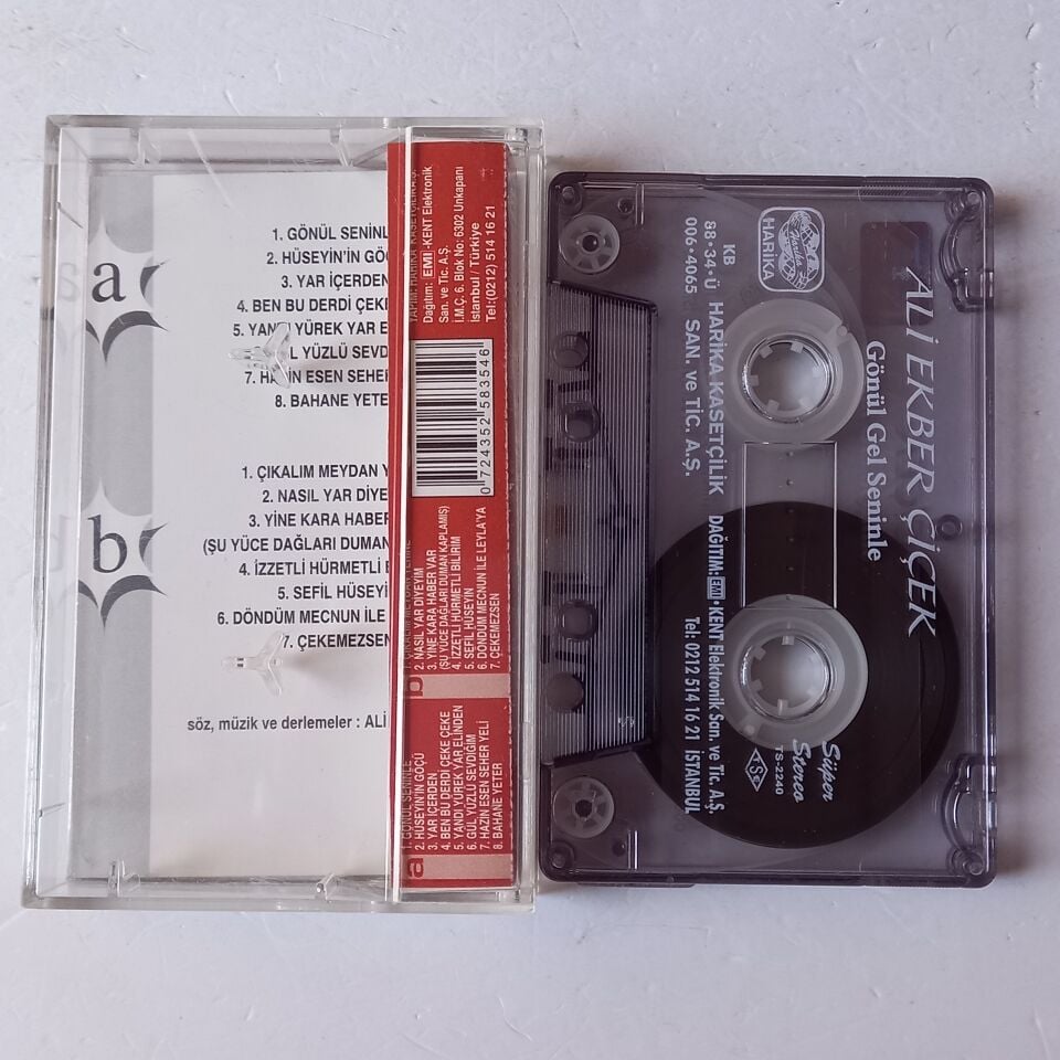 ALİ EKBER ÇİÇEK - GÖNÜL GEL SENİNLE (1988) - KASET 2.EL