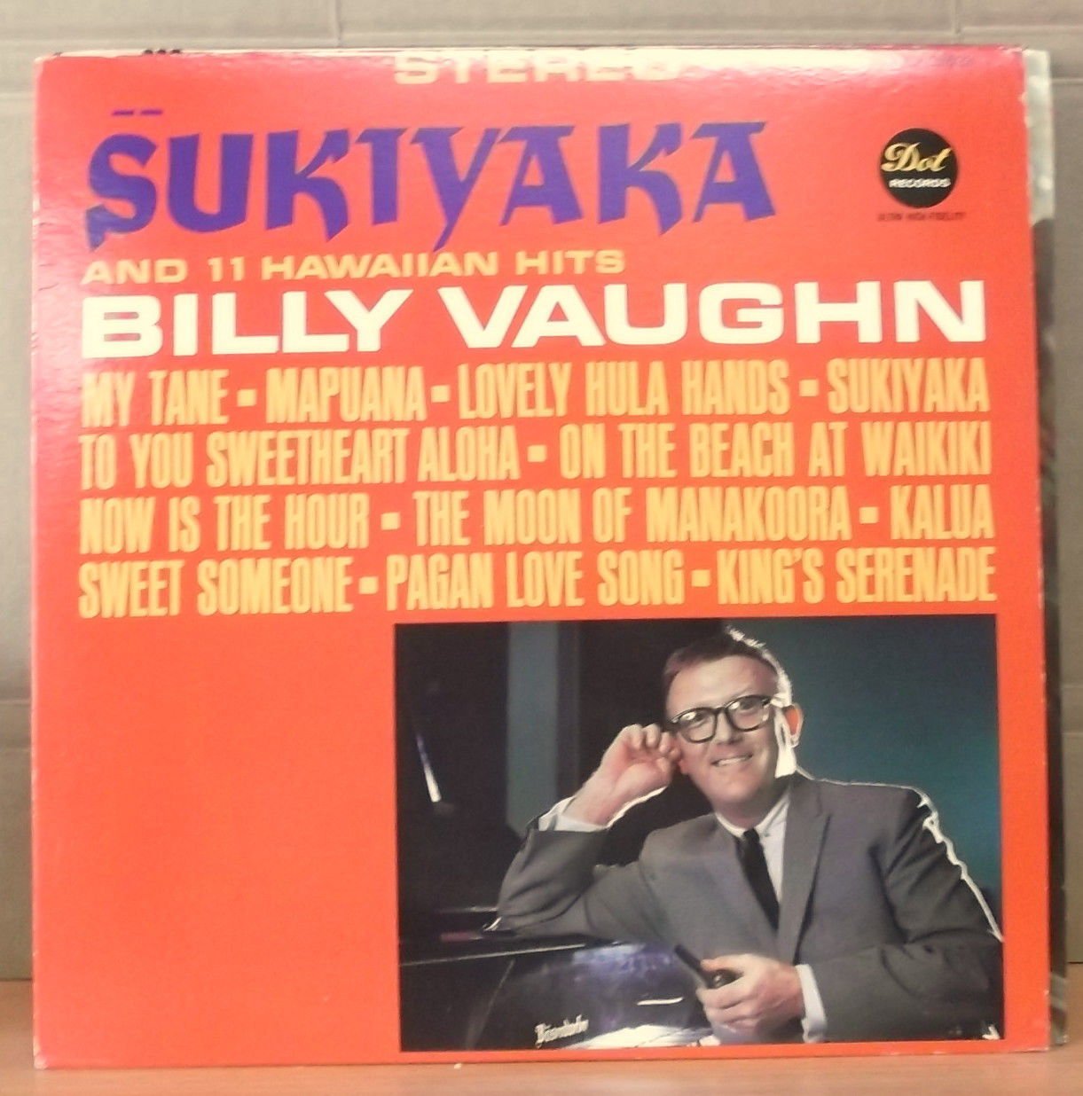 BILLY VAUGHN SUKIYAKA HAWAIIAN HITS LP 2.EL