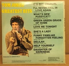 TOM JONES - GREATEST HITS 2.EL PLAK DELILAH