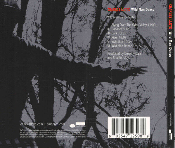 CHARLES LLOYD – WILD MAN DANCE (2015) - CD DIGIPAK AMBALAJINDA SIFIR