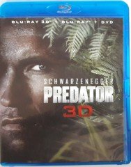 PREDATOR - ARNOLD SCHWARZENEGGER - 3D+BLU-RAY+DVD 2.EL TR ALTYAZI YOKTUR