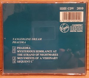 TANGERINE DREAM – PHAEDRA (1974) - CD 2.EL