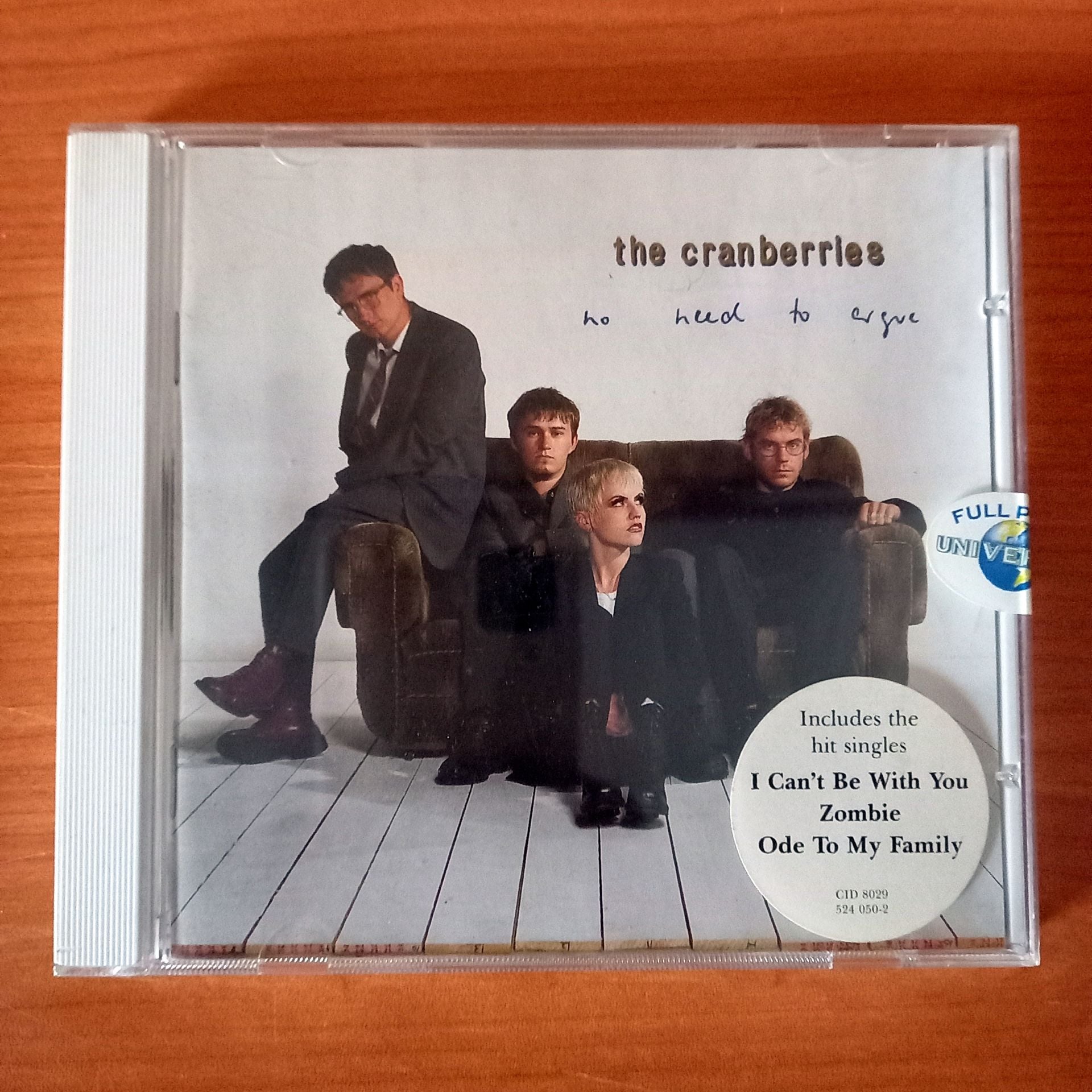 THE CRANBERRIES – NO NEED TO ARGUE (1994) - CD 2.EL