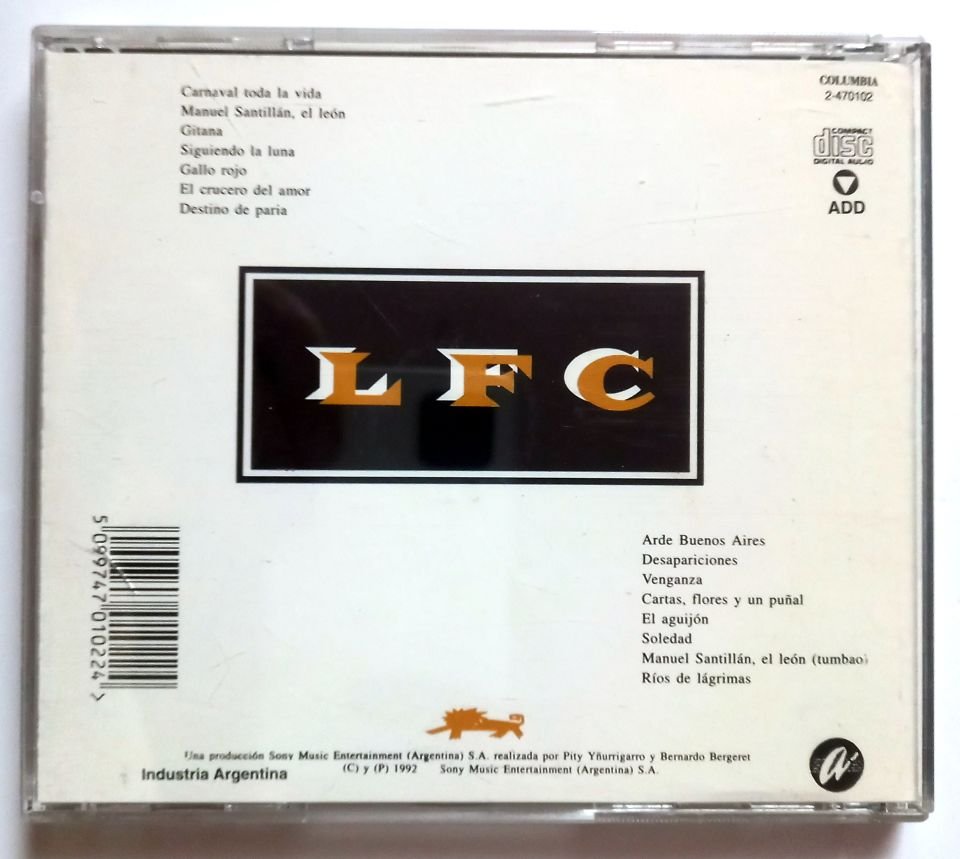 LOS FABULOSOS CADILLACS – EL LEON (1992) - CD 2.EL