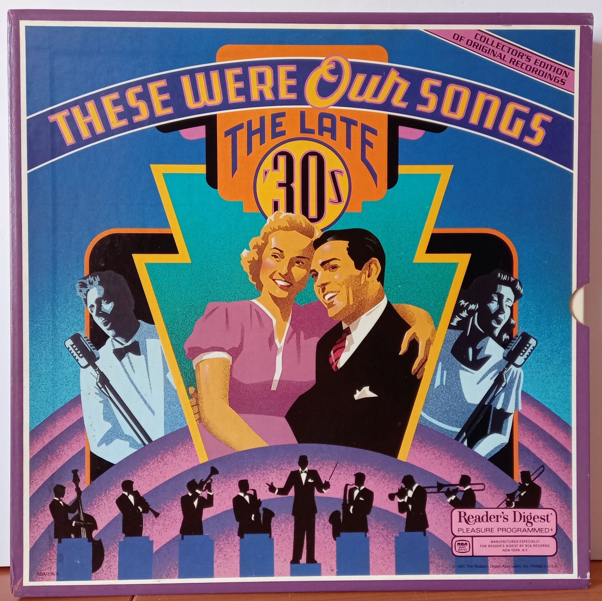 THESE WERE OUR SONGS - THE LATE '30S / GLENN MILLER, WOODY HERMAN, LOUIS ARMSTRONG (1987) - 7LP 2.EL BOX SET PLAK
