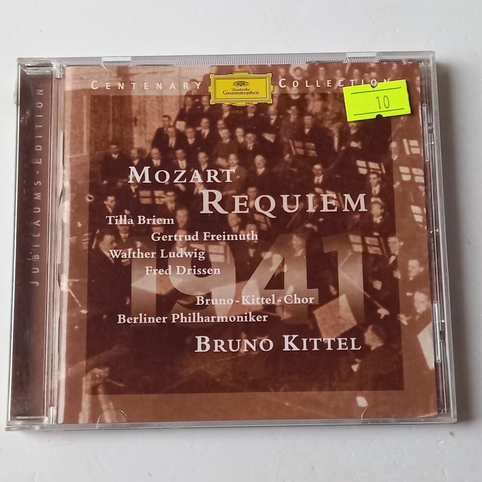 MOZART: REQUIEM - BERLINER PHILHARMONIKER, BRUNO KITTEL (1998)  - CD 2.EL