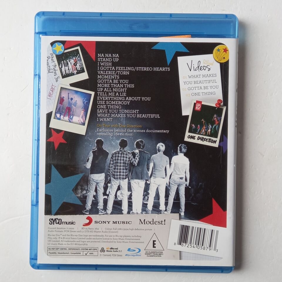 ONE DIRECTION - UP ALL NIGHT THE LIVE TOUR - BLU-RAY 2.EL