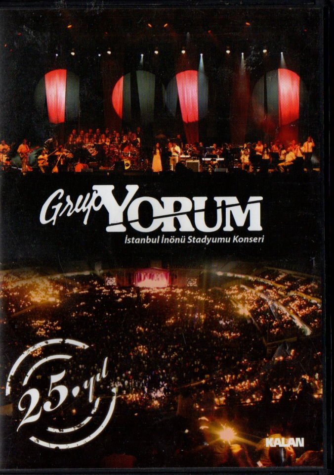 GRUP YORUM - İSTANBUL İNÖNÜ STADYUMU KONSERİ 25.YIL - 2xDVD 2.EL