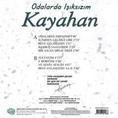 KAYAHAN - ODALARDA IŞIKSIZIM (1992) - LP SIFIR