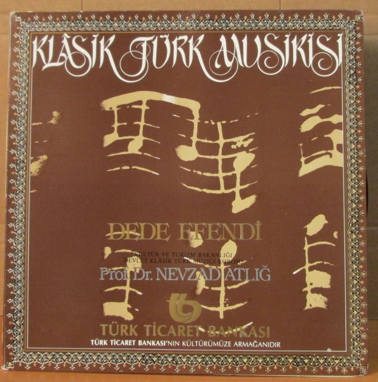 KLASİK TÜRK MUSİKİSİ - DEDE EFENDİ LP 2.EL