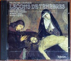 FRANCOIS COUPERIN - LECONS DE TENEBRES / JAMES BOWMAN, MICHAEL CHANCE, ROBERT KING, MARK CAUDLE (1991) HYPERION CD 2.EL