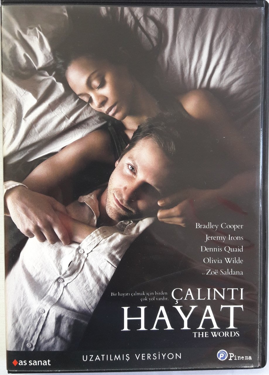 ÇALINTI HAYAT - THE WORDS - BRADLEY COOPER - JEREMY IRONS - DENIS QUAID - DVD 2.EL