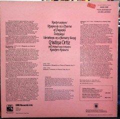 RACHMANINOV: RHAPSODY ON A THEME OF PAGANINI, CRISTINA ORTIZ, KAZUHIRO KOIZUMI (1976) - PLAK 2.EL