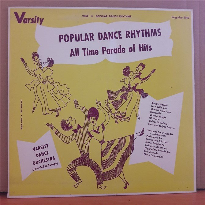 POPULAR DANCE RHYTHMS ALL TIME PARADE HITS - LP 2.EL PLAK