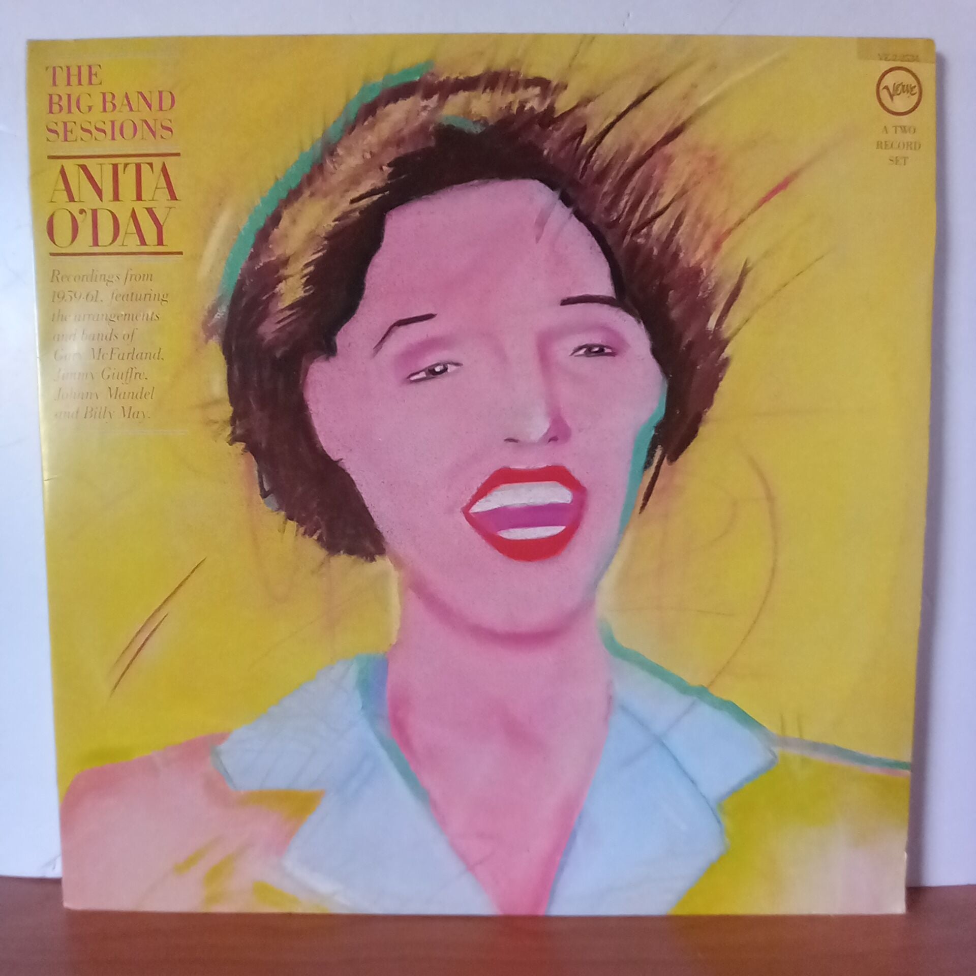 ANITA O'DAY – THE BIG BAND SESSIONS (1979) - 2LP 2.EL PLAK