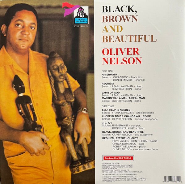 OLIVER NELSON - BLACK BROWN AND BEAUTIFUL (1970) - LP 2023 EDITION GATEFOLD SIFIR PLAK